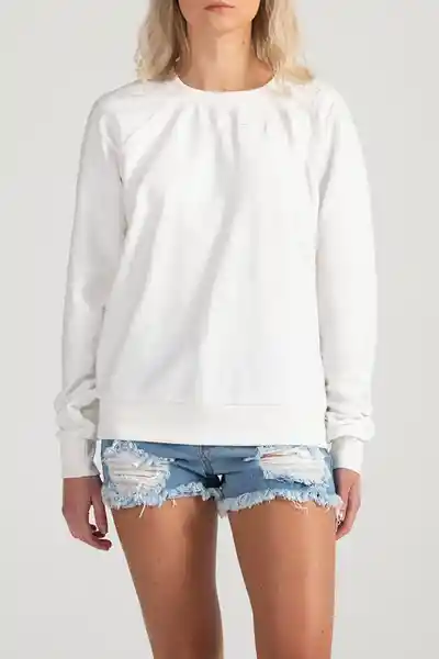 ONeill Buzo Suéter Beachside Femenino Blanco Talla M