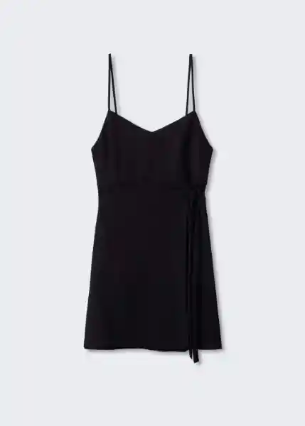 Vestido Lari Negro Talla M Mujer Mango