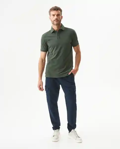 Camiseta Details Contrats Polo Verde Cienaga T S Chevignon