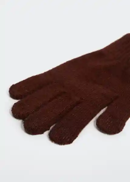 Guantes Touch Terracota Talla 99 Hombre Mango