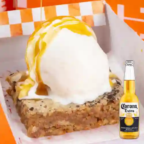 Combo Brownie Melcochudo de Milo c/ Helado + Corona