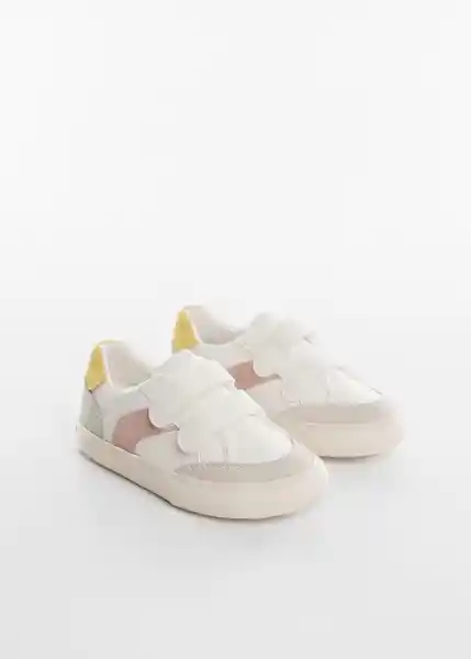 Zapatos Deportiva Sasha Niñas Blanco Talla 21 Mango