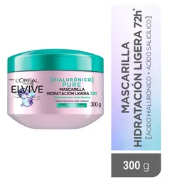 Tratamiento Capilar Elvive Loreal Paris Hidra Purificante Pure 300 gr