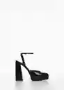 Zapatos Magda Negro Talla 38 Mujer Mango