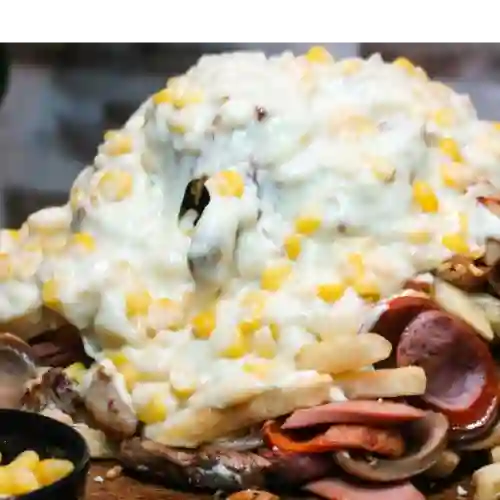 Salchipollo Gratinada