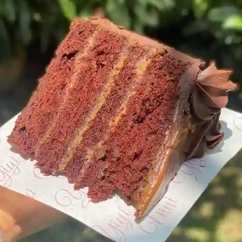 Torta de Chocolate y Arequipe, Porción