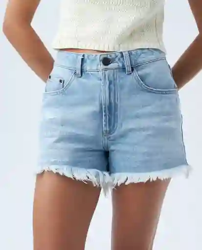 Short Mujer Azul Talla 6 352F004 Americanino