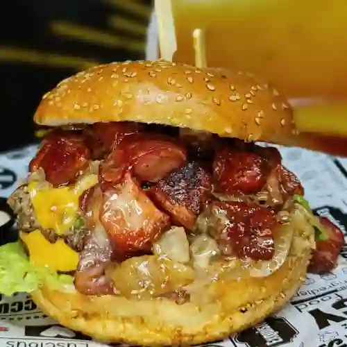 Burger Angus y Costilla