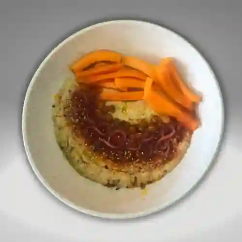 Hummus Casero + Bastones de Zanahoria