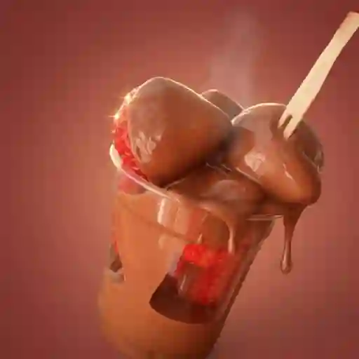 Fresas con chocolate mini