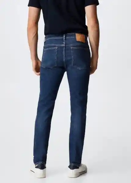 Jeans Jan Tejano Oscuro Talla 40 Hombre Mango