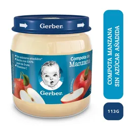 Compota GERBER de manzana x 113g