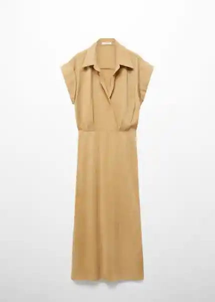 Vestido Ponsa-W Camel Talla S Mujer Mango