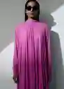 Vestido Blanca-a Rosa Talla XS Mujer Mango