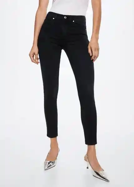 Jean Pushup Tejano Negro Talla 42 Mujer Mango