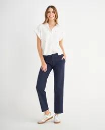 Pantalon Azul Medianoche Ultraoscuro Talla 12 Esprit