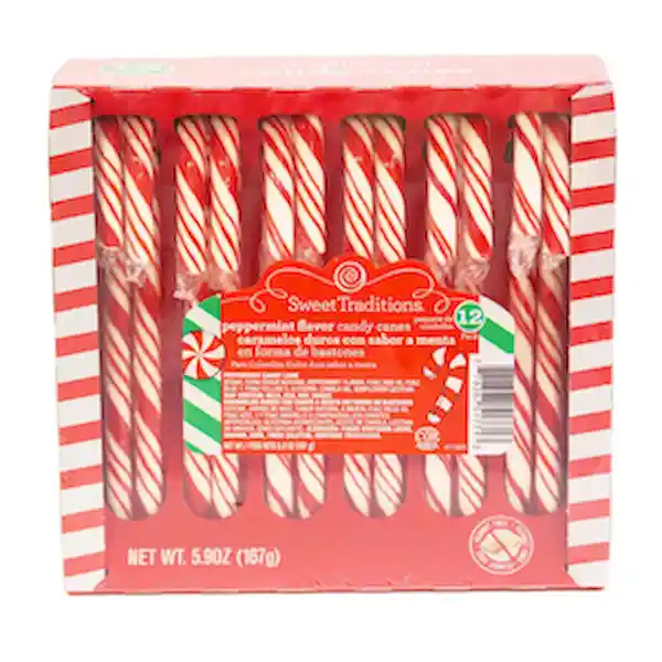 Sweet Traditions Bastón Caramelo Peppermint