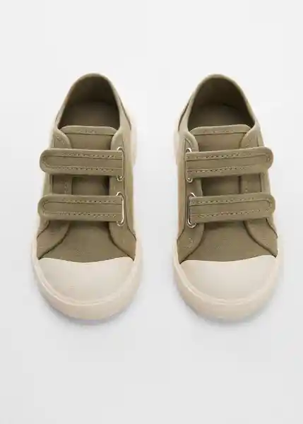 Zapatos Deportiva Nickk Niños Khaki Talla 28 Mango