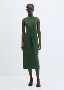 Vestido Fertina Verde Talla XS Mujer Mango