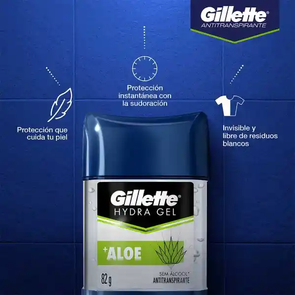 Desodorante Antitranspirante Hombre Gillette Hydra Gel Aloe 82 g