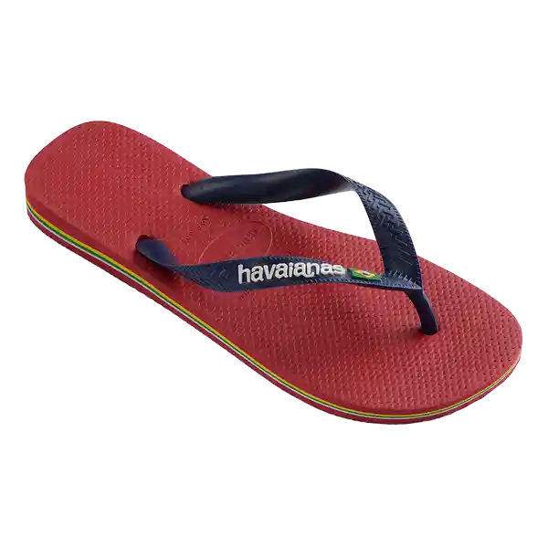 Sandalias Brasil Logo Rojo Talla 34 4110850 Havaianas