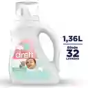 Detergente Liquido Dreft Newborn 32 Lavadas 1 36 L