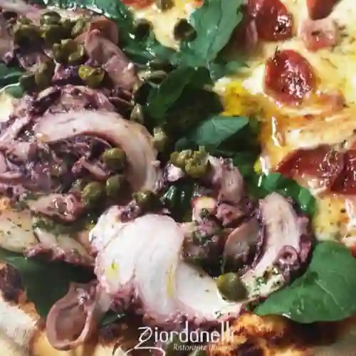 Pizza Polpo, Rucola E Capperi