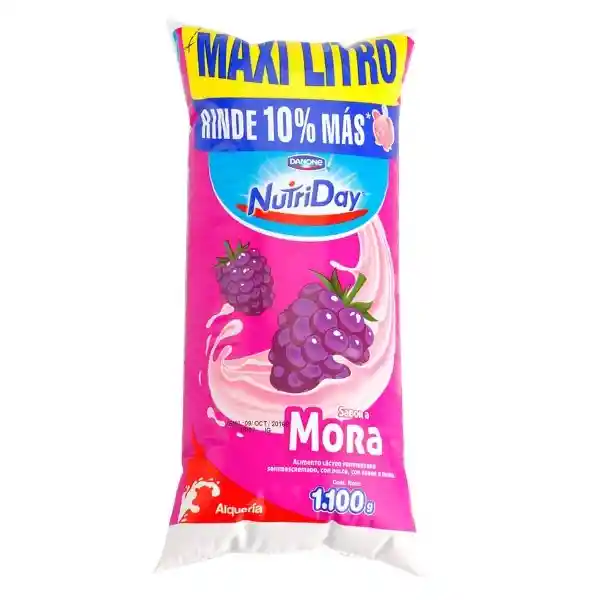 Nutriday Alimento Lácteo Maxilitro Mora