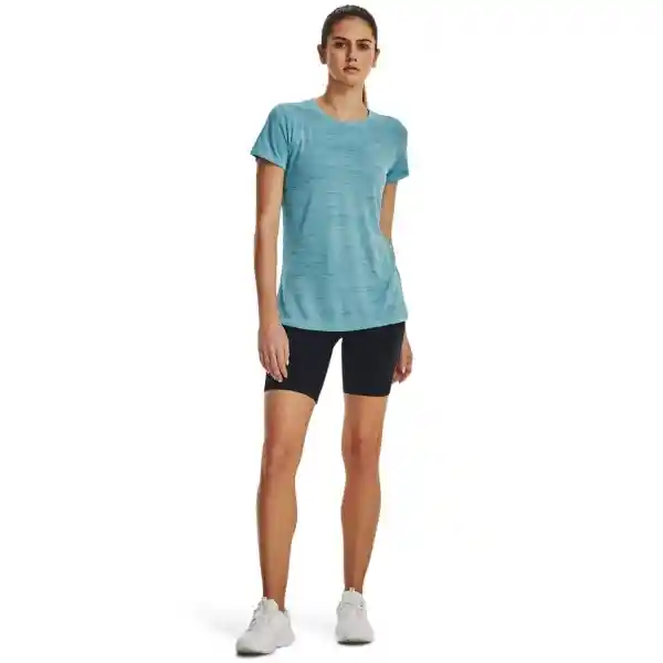 Under Armour Camiseta Tech Tiger c Mujer Azul LG 1376937-433