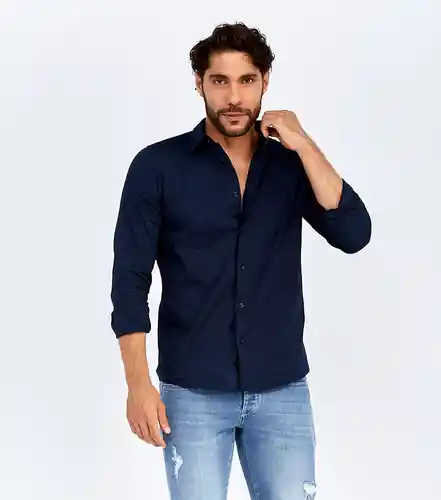 Unser Camisa Azul Talla XL 723503