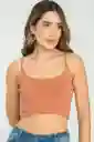 Crop Top Tiras Malibu Color Blush Talla M Ragged