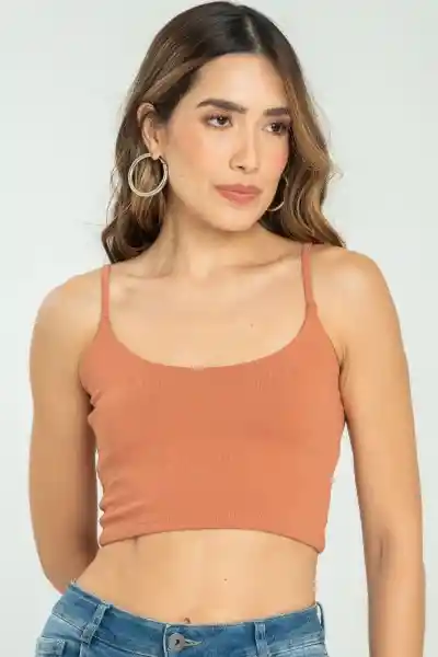 Crop Top Tiras Malibu Color Blush Talla M Ragged