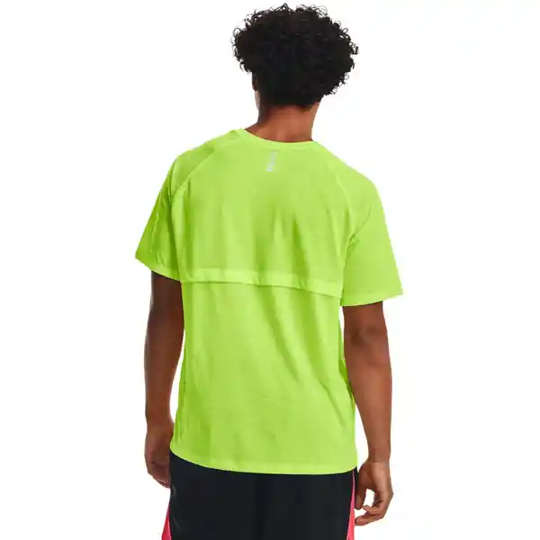 Under Armour Camiseta Streaker Tee Hombre Verde Talla LG