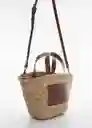 Bolso M Elia Cuero Talla 99 Mujer Mango