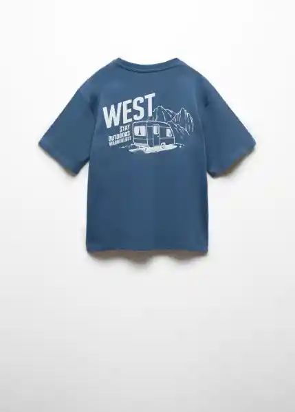 Camiseta West Navy Talla 10 Niño Mango