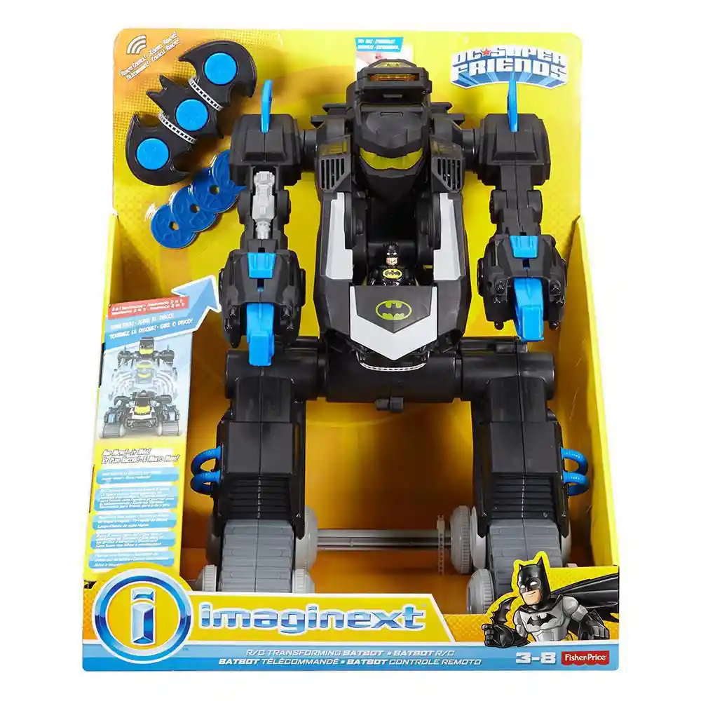 Fisher Price Juguete Batbot Transform