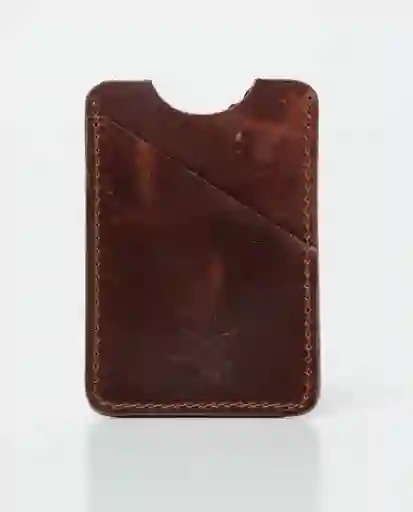 Tarjetero V Leather Goods Café Castaño Oscuro Chevignon