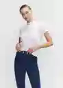 Jean Jegging Tejano Oscuro Talla 34 Mujer Mango
