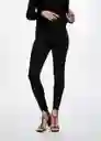 Leggings Alamar Negro Talla Xs Mujer Mango