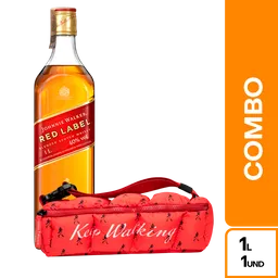 Johnnie Walker Whisky Red Label + Johnnie Walker Riñonera