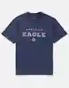 Camiseta Hombre Azul Talla Small American Eagle 3774483