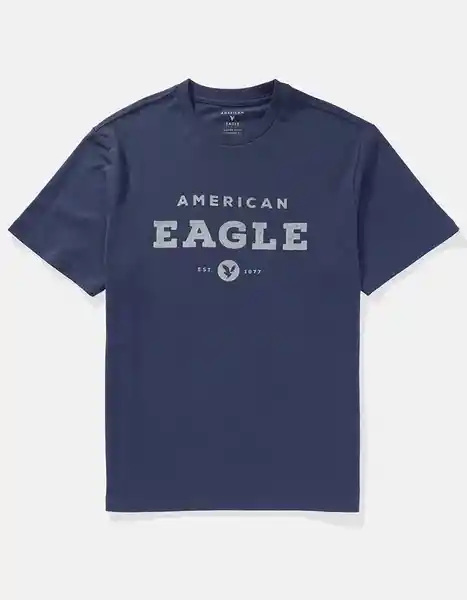 Camiseta Hombre Azul Talla Small American Eagle 3774483