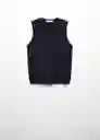 Top Gales Navy Talla S Mujer Mango