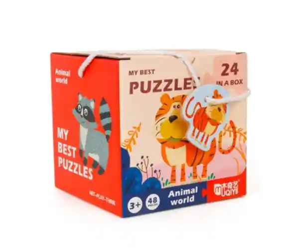 Puzzle Distrijo S O Rompecabezas Animales Del Mundo