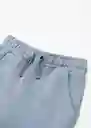 Pantalón Mateo 5 Azul Talla 72 Niños Mango