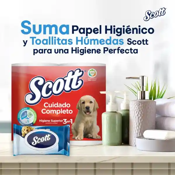 Papel Higiénico Húmedo Scott 48 Und