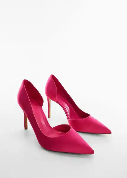 Zapatos Audrey 42 Fucsia Talla 35 Mujer Mango