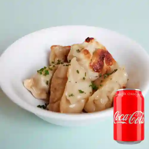 Combo Dumplings de Pollo +cocacola Orig 330 ml