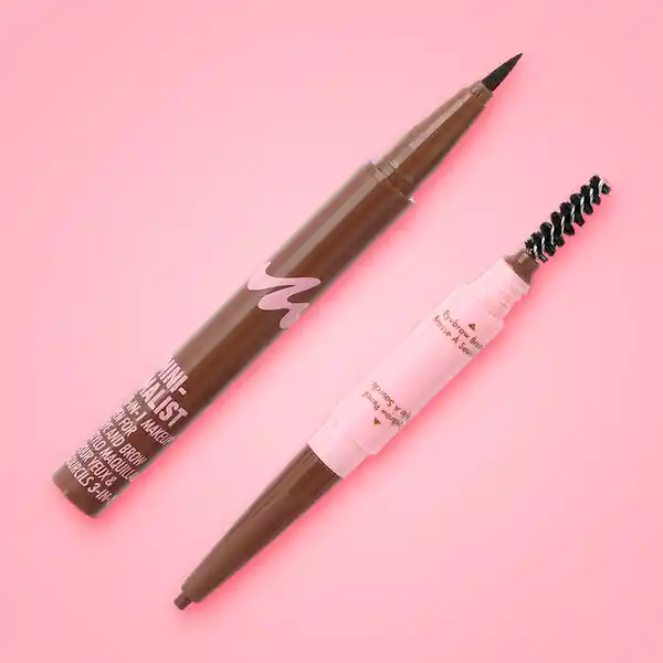 Lápiz de Cejas 3 en 1 Serie Minimalist Meium Brown 03 Miniso