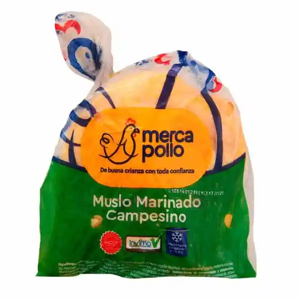 Avicampo Muslo de Pollo Campesino Con Piel Congelado